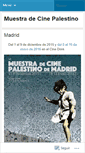 Mobile Screenshot of muestracinepalestino.com