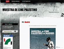 Tablet Screenshot of muestracinepalestino.com